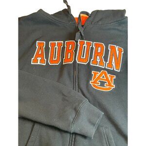 Auburn‎ University Zip up Hoodie  XL Deep Black with Orange Appliqué